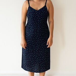 Vintage 90s Polka Dot Slip Dress 6